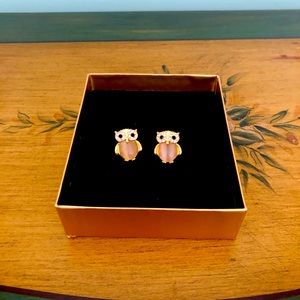 Kate spade owl earrings